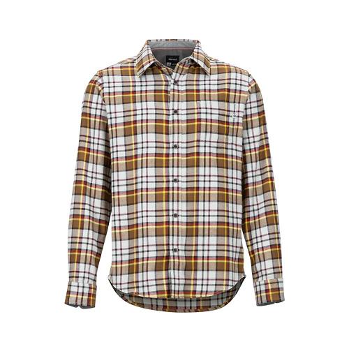 Marmot Fairfax Shirts For Mens White Brown QCG207198